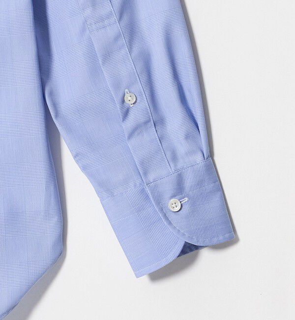 UNITED ARROWS「イージーケア AG グレンプレイド タブカラーシャツ 抗菌防臭」|シャツ・ブラウス|