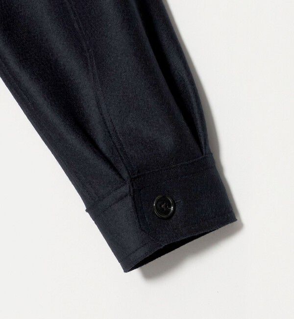 UNITED ARROWS「ジャージメルトン CPO シャツ」|カーディガン|