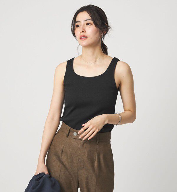 UNITED ARROWS green label relaxing「ブライトリブ タンクトップ」|タンクトップ|