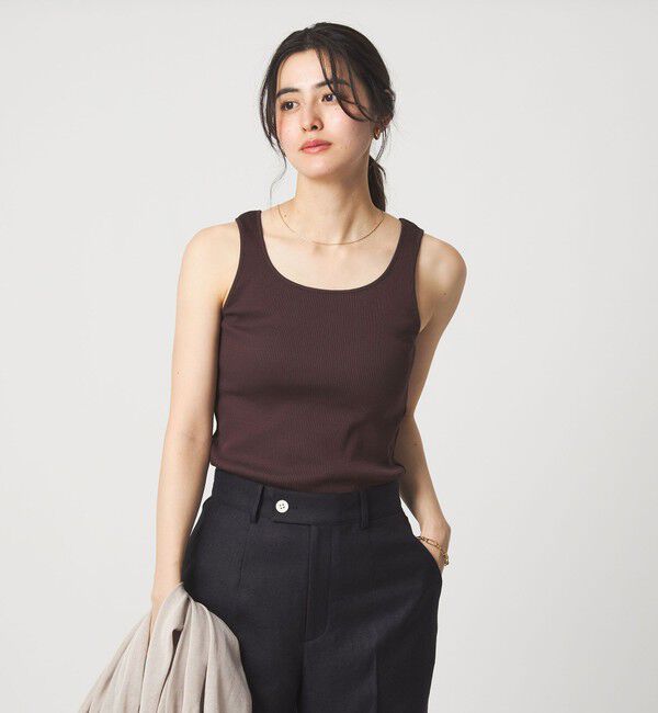 UNITED ARROWS green label relaxing「ブライトリブ タンクトップ」|タンクトップ|