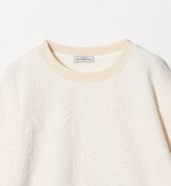 UNITED ARROWS green label relaxing「ジャガード スウェット プルオーバー」|Tシャツ・カットソー|
