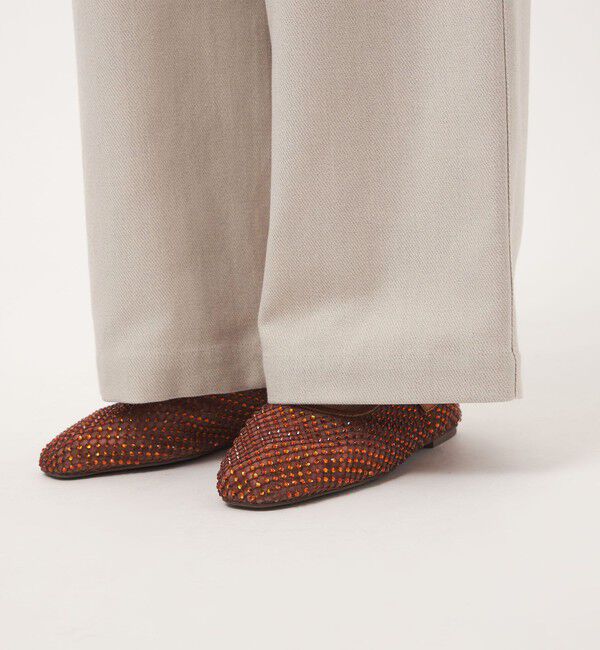 UNITED ARROWS green label relaxing「［size SHORTあり］メランジ カルゼ ワイド パンツ」|その他|