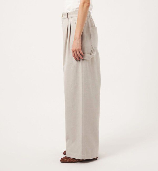 UNITED ARROWS green label relaxing「［size SHORTあり］メランジ カルゼ ワイド パンツ」|その他|