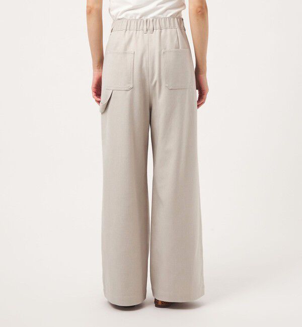 UNITED ARROWS green label relaxing「［size SHORTあり］メランジ カルゼ ワイド パンツ」|その他|