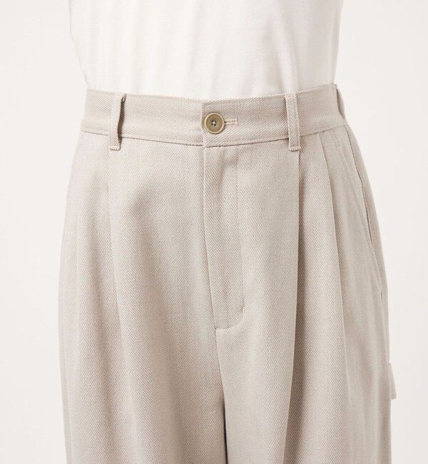 UNITED ARROWS green label relaxing「［size SHORTあり］メランジ カルゼ ワイド パンツ」|その他|