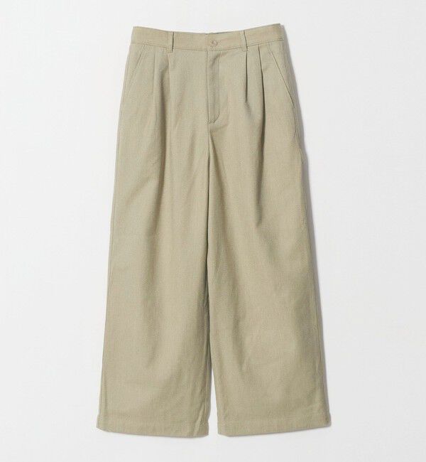 UNITED ARROWS green label relaxing「［size SHORTあり］メランジ カルゼ ワイド パンツ」|その他|
