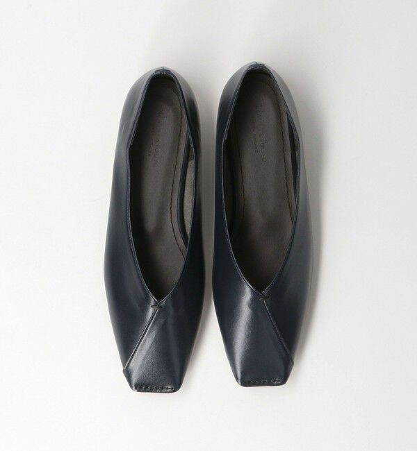BEAUTY&YOUTH UNITED ARROWS「Vカットステッチ フラットシューズ」|バレエシューズ|