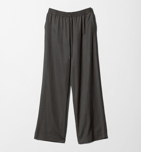 BEAUTY&YOUTH UNITED ARROWS「コットンレーヨンサテン ドローストワイドパンツ」|その他|