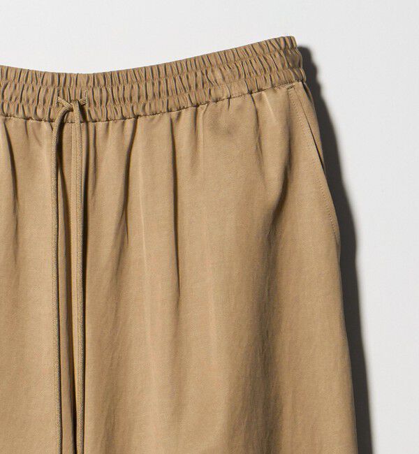 BEAUTY&YOUTH UNITED ARROWS「コットンレーヨンサテン ドローストワイドパンツ」|その他|