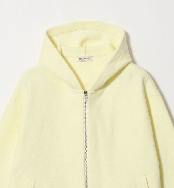 BEAUTY&YOUTH UNITED ARROWS「パフ ニット ジップアップ フード ジャケット ウォッシャブル」|カーディガン|