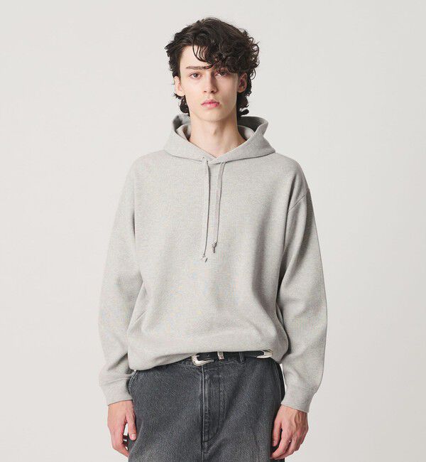 BEAUTY&YOUTH UNITED ARROWS「コットン カシミヤ ミラノリブ スウェットライク ニット パーカー」|ニット・セーター|