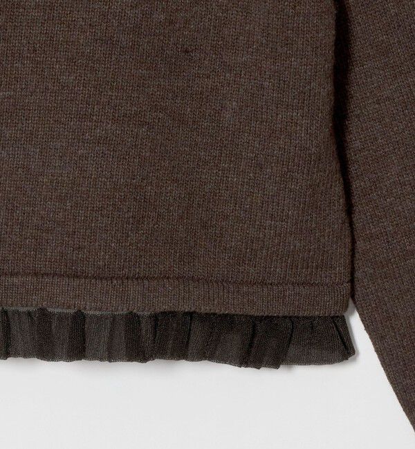 BEAUTY&YOUTH UNITED ARROWS「ドッキング Vネック ニットプルオーバー」|ニット・セーター|