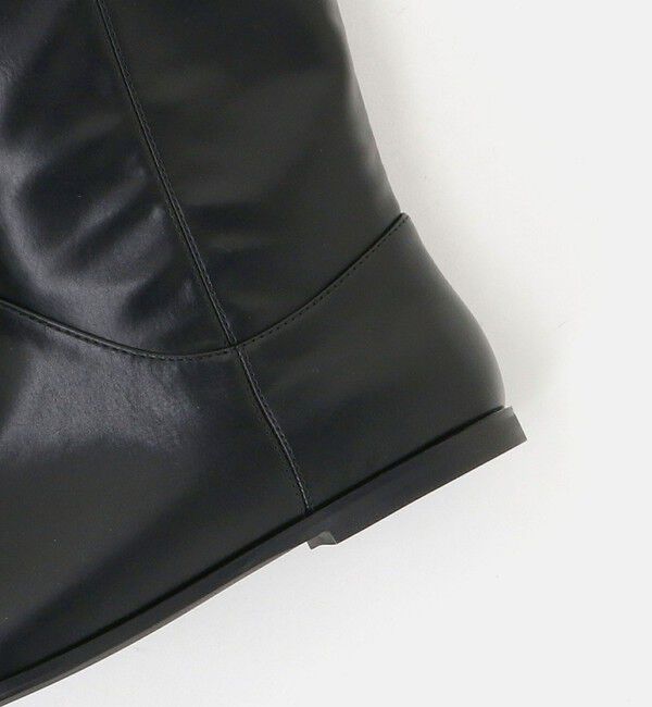 BEAUTY&YOUTH UNITED ARROWS「レザーライク シンプル ロングブーツ」|ロングブーツ|