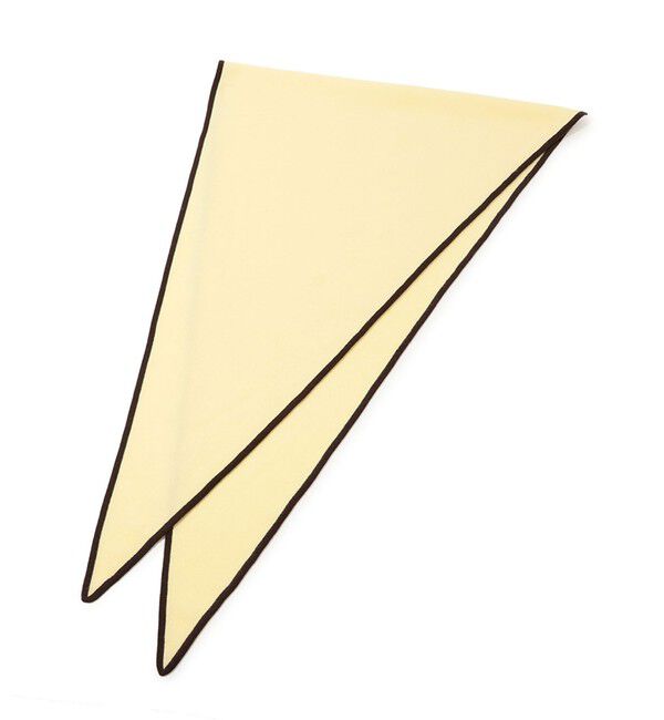 TOMORROWLAND GOODS「TOMORROWLAND TRIANGLE ストール」|ストール|22 イエロー系