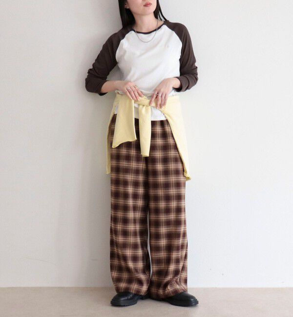 fredy emue「チェック柄ワイドパンツ」|その他|