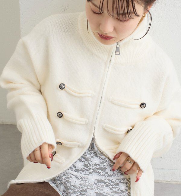  「ナポレオンZIPニット」|ニット・セーター|