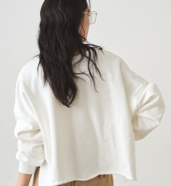  「スキッパーショートスウェット」|Tシャツ・カットソー|