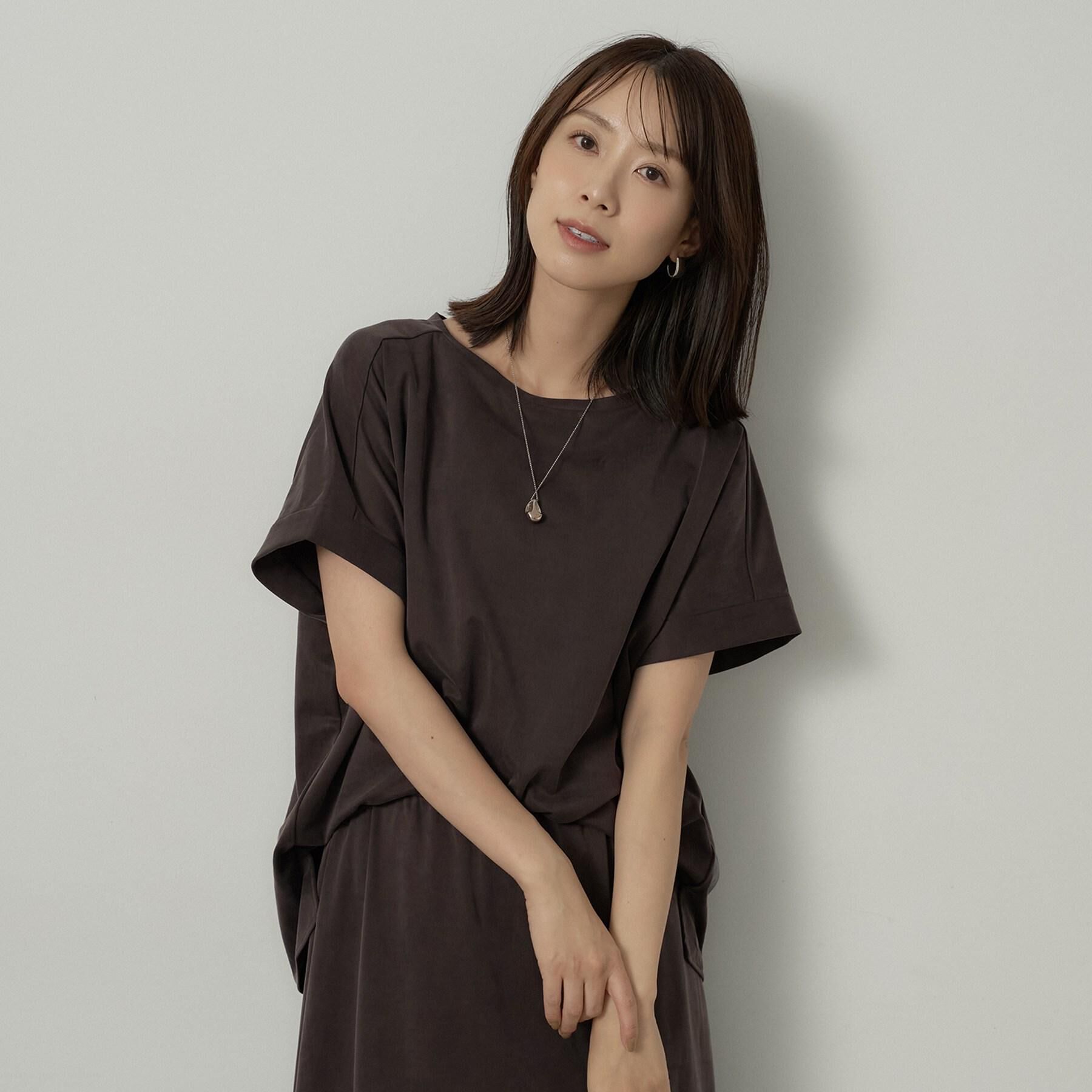 UNTITLED「【秋めきリラクシー/セットアップ可】ヴィンテージライクドルマンカットソー」|Tシャツ・カットソー|