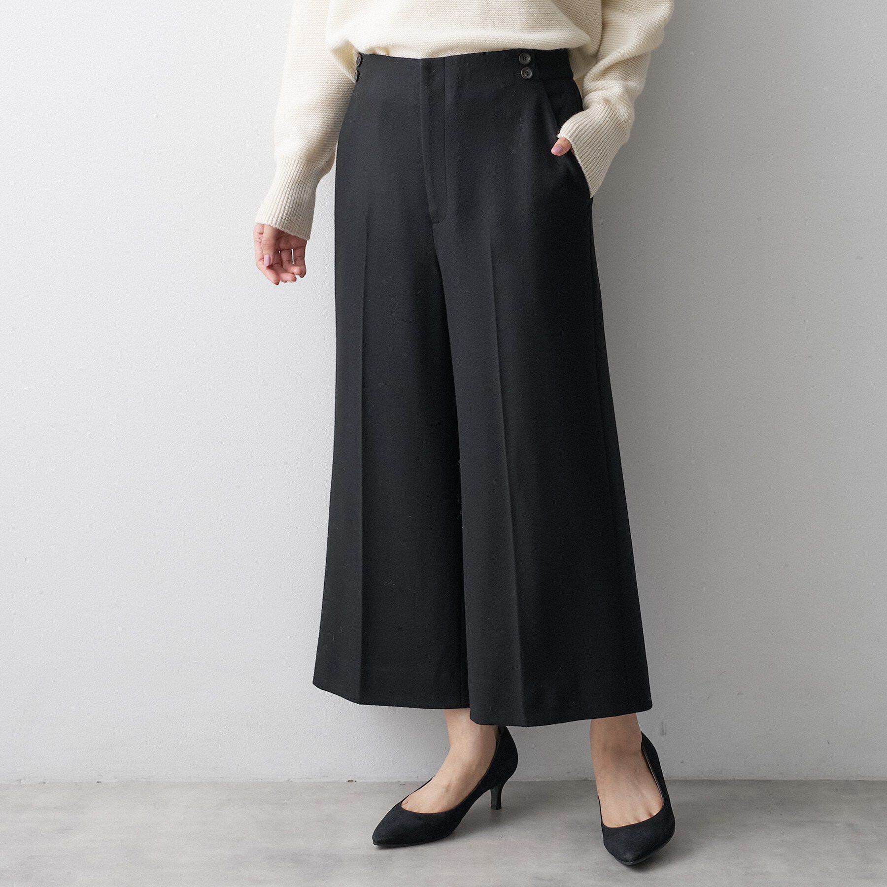 UNTITLED「【名品】ミルドジャージクロップドパンツ」|その他|
