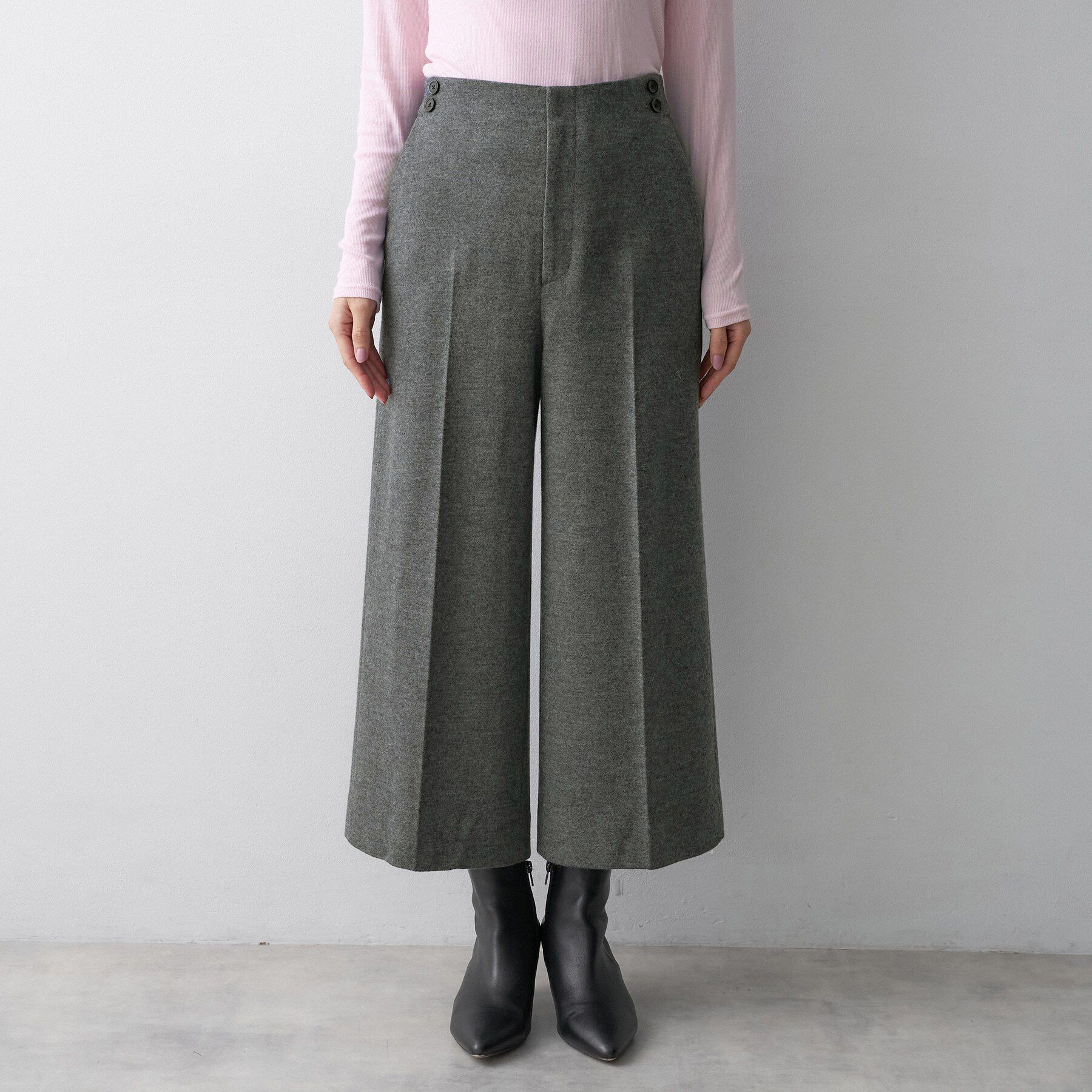UNTITLED「【名品】ミルドジャージクロップドパンツ」|その他|
