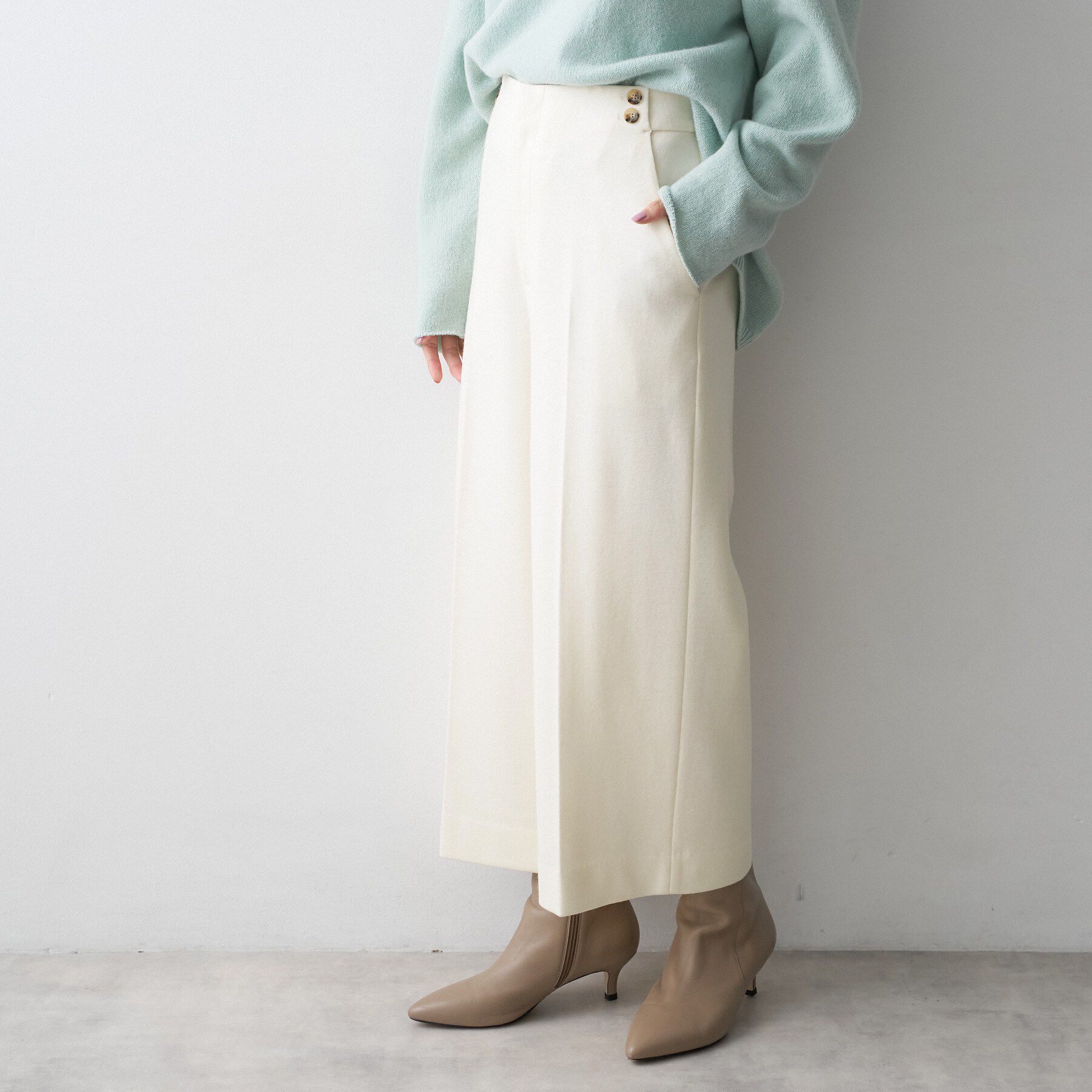 UNTITLED「【名品】ミルドジャージクロップドパンツ」|その他|