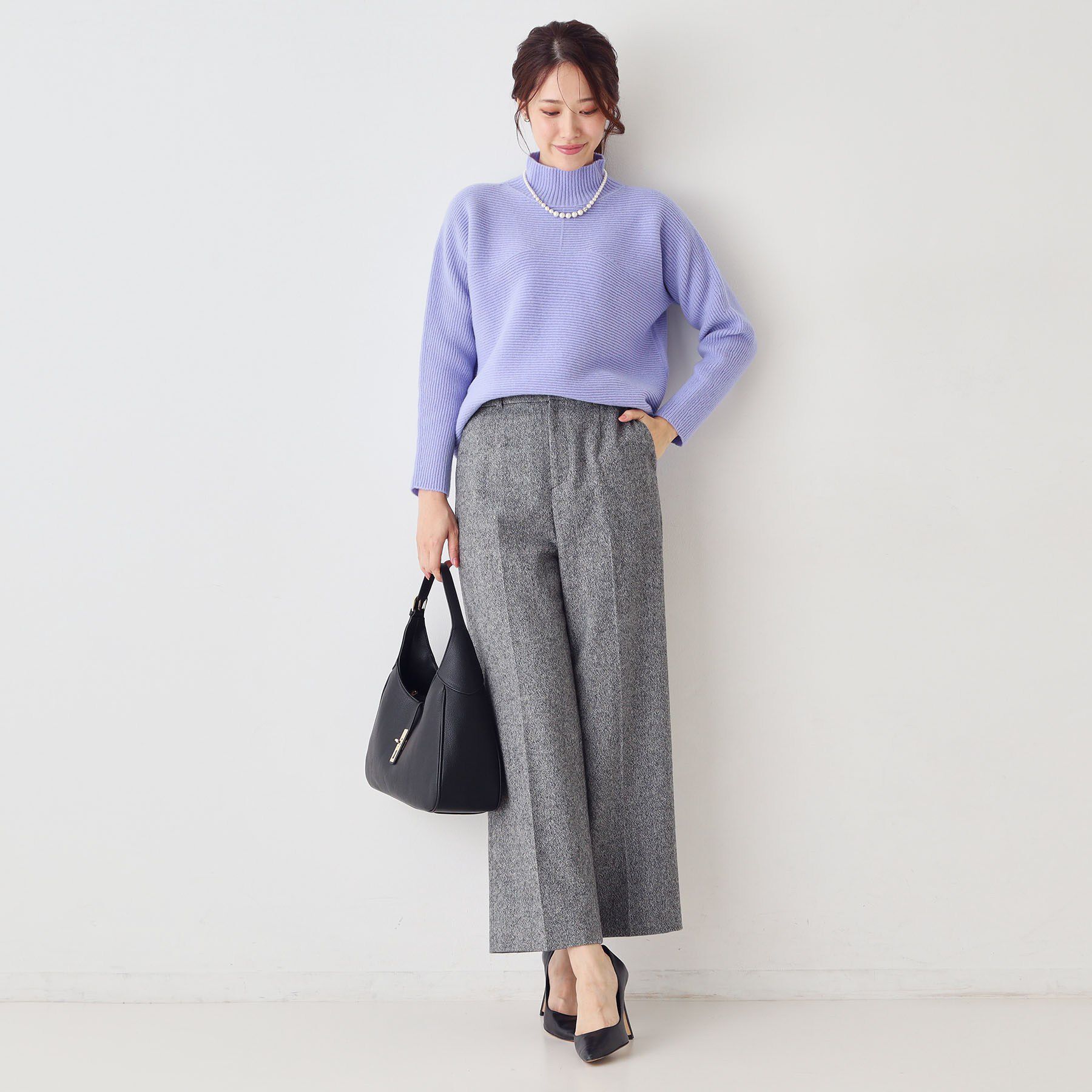 COUP DE CHANCE「【日本製／ウール混】ストレートワイドパンツ」|その他|