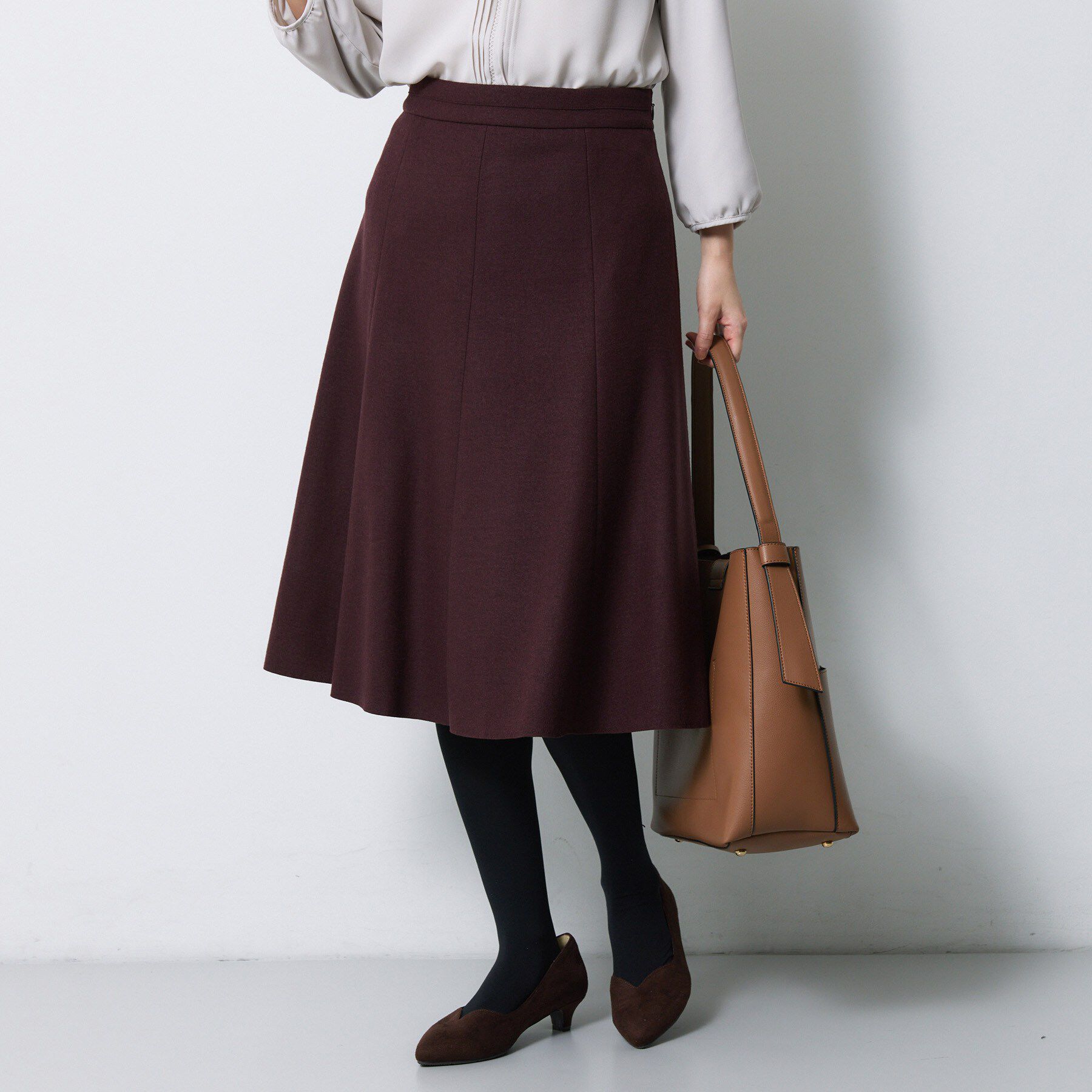 Reflect「【SS-4Lサイズ／セットアップ可】Aラインフレアスカート」|スカート|