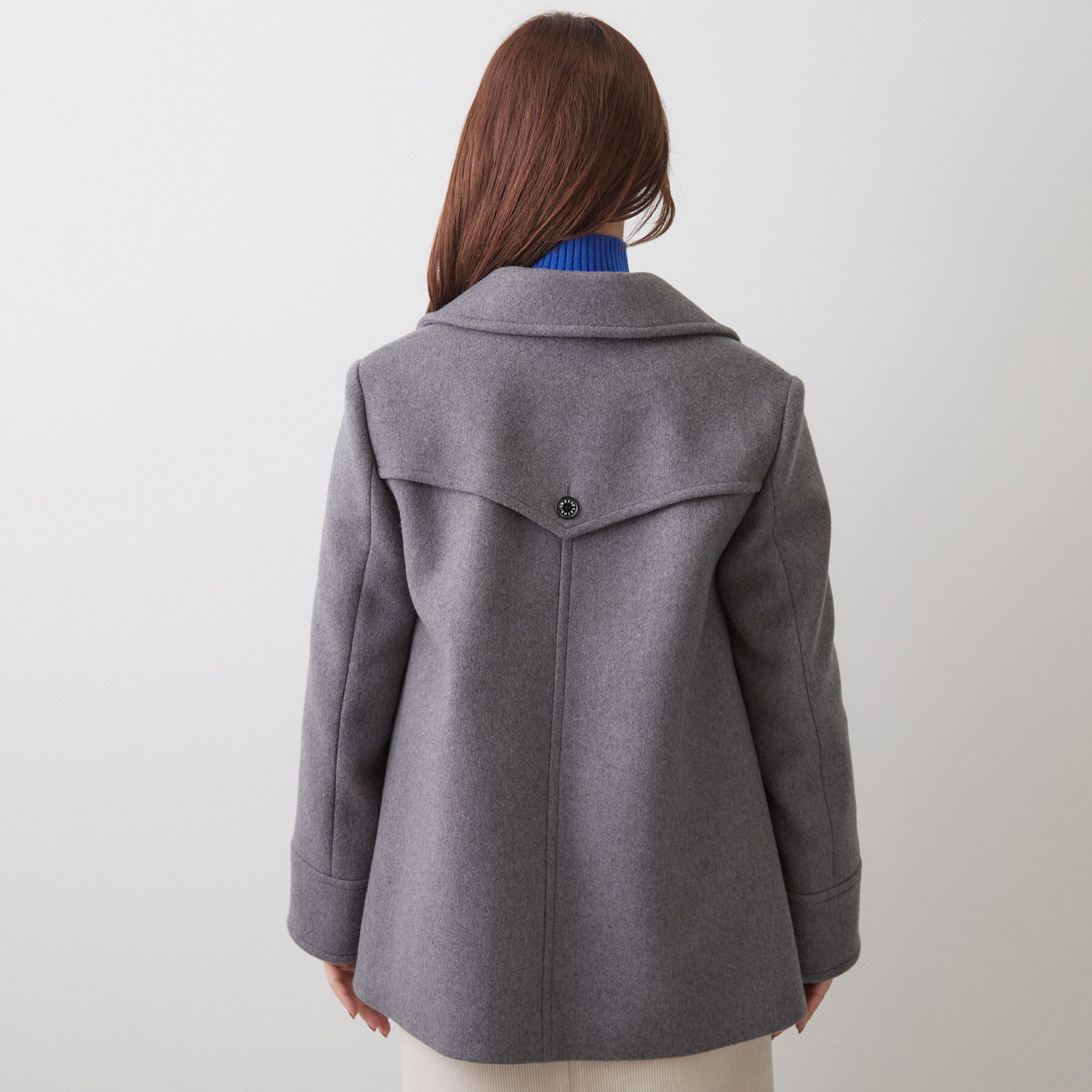 DRESSTERIOR「【上品】Super140 AラインPコート」|ピーコート|