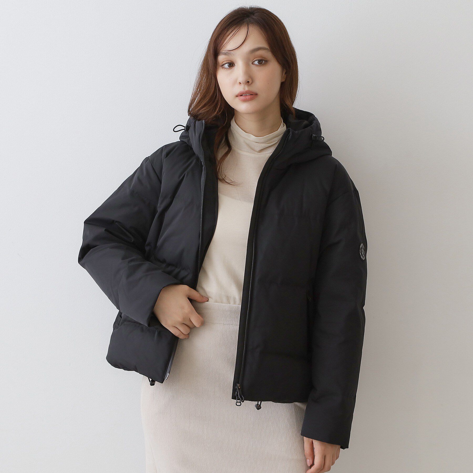 DRESSTERIOR「【人気】フーデットダウンブルゾン」|ブルゾン・スタジャン|