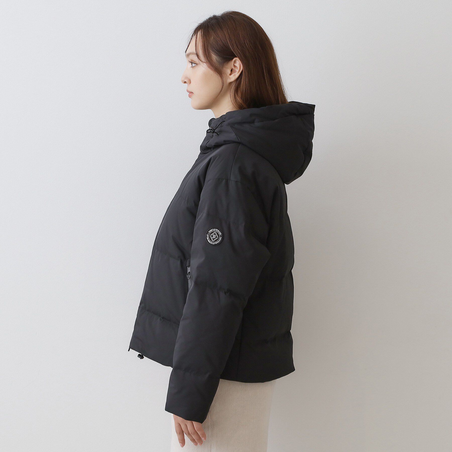 DRESSTERIOR「【人気】フーデットダウンブルゾン」|ブルゾン・スタジャン|