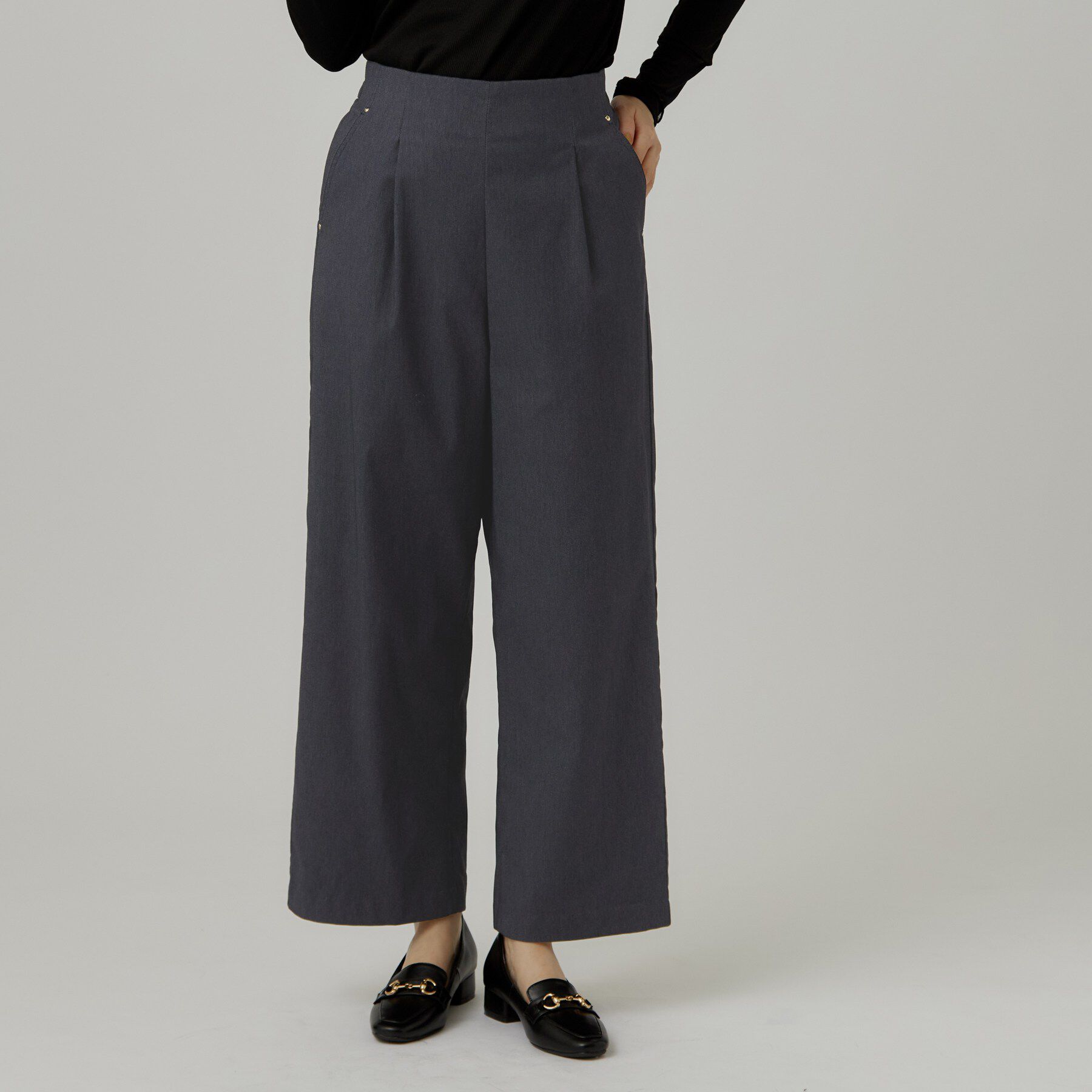 grove「【裏起毛】ハイパーストレッチワイドパンツ」|その他|