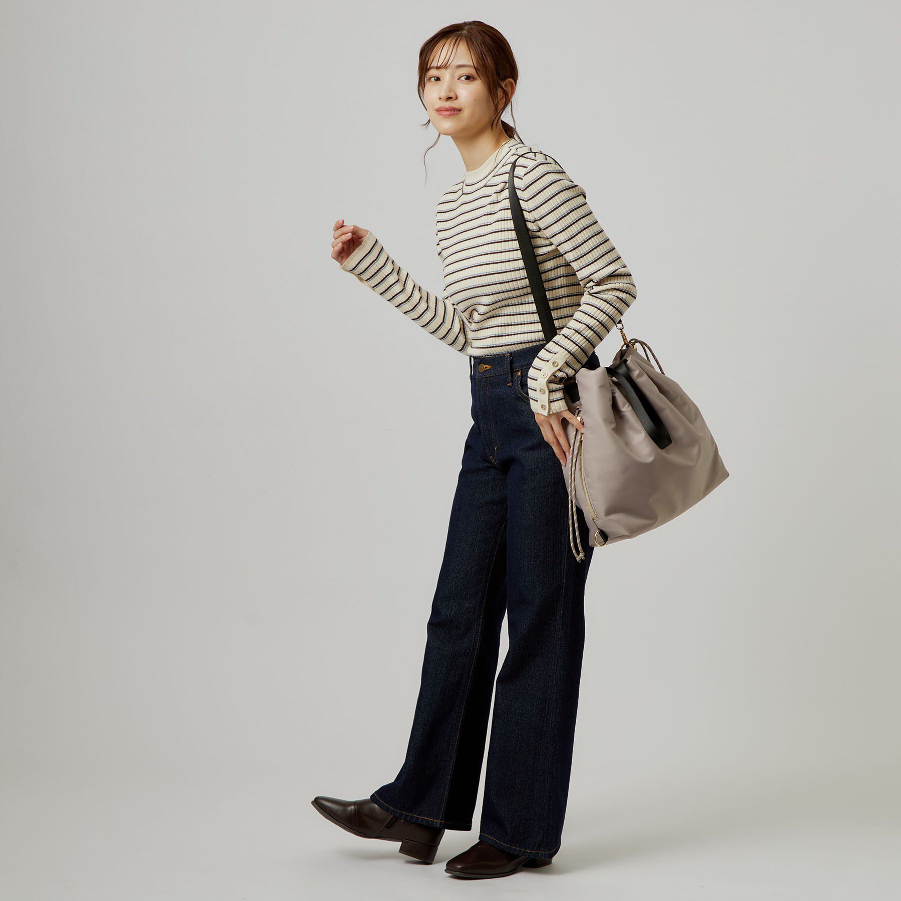 grove「【撥水】タックハンドル3WAYトート」|トートバッグ|