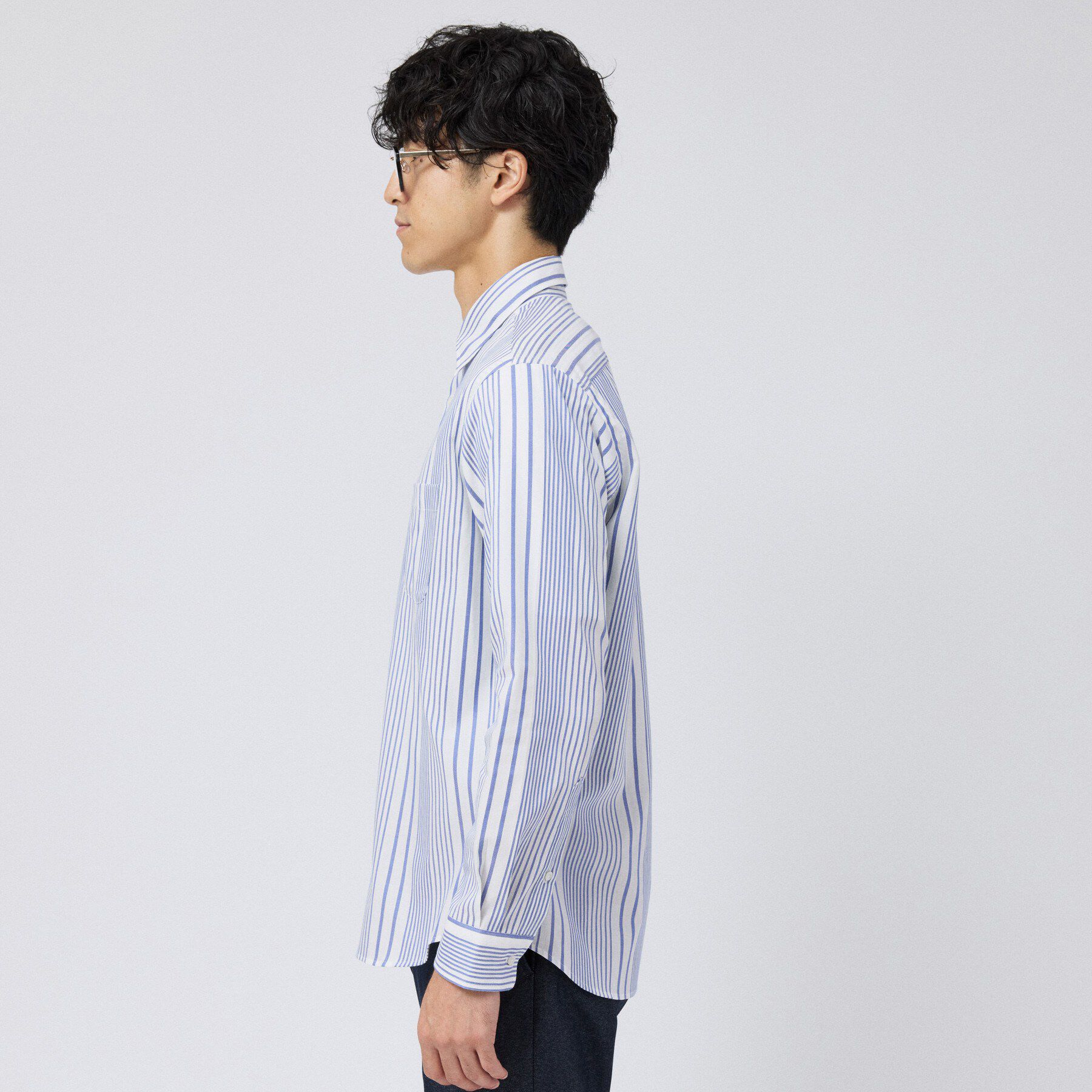 TAKEO KIKUCHI「【Made in JAPAN】 リバーストライプ シャツ」|シャツ・ブラウス|