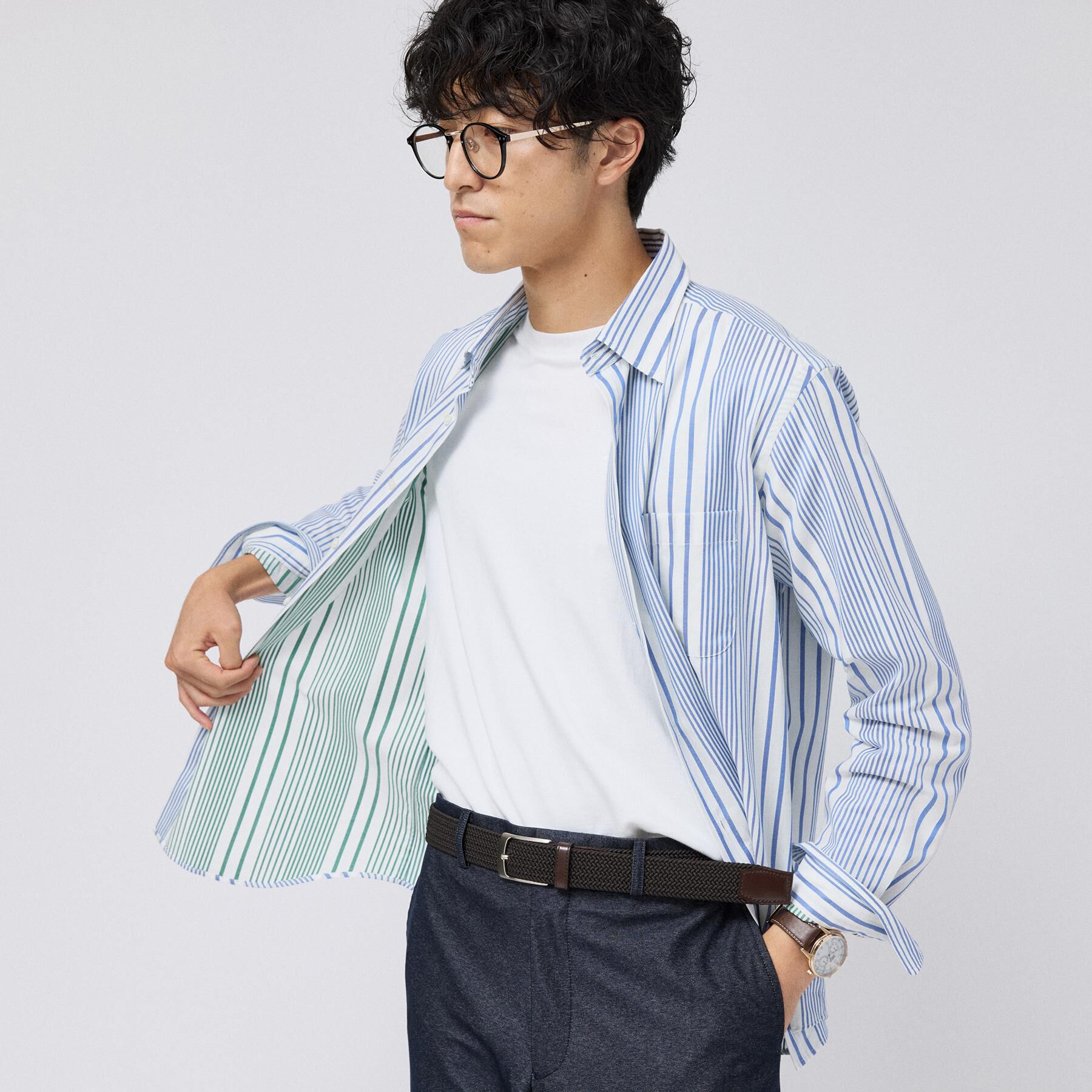 TAKEO KIKUCHI「【Made in JAPAN】 リバーストライプ シャツ」|シャツ・ブラウス|