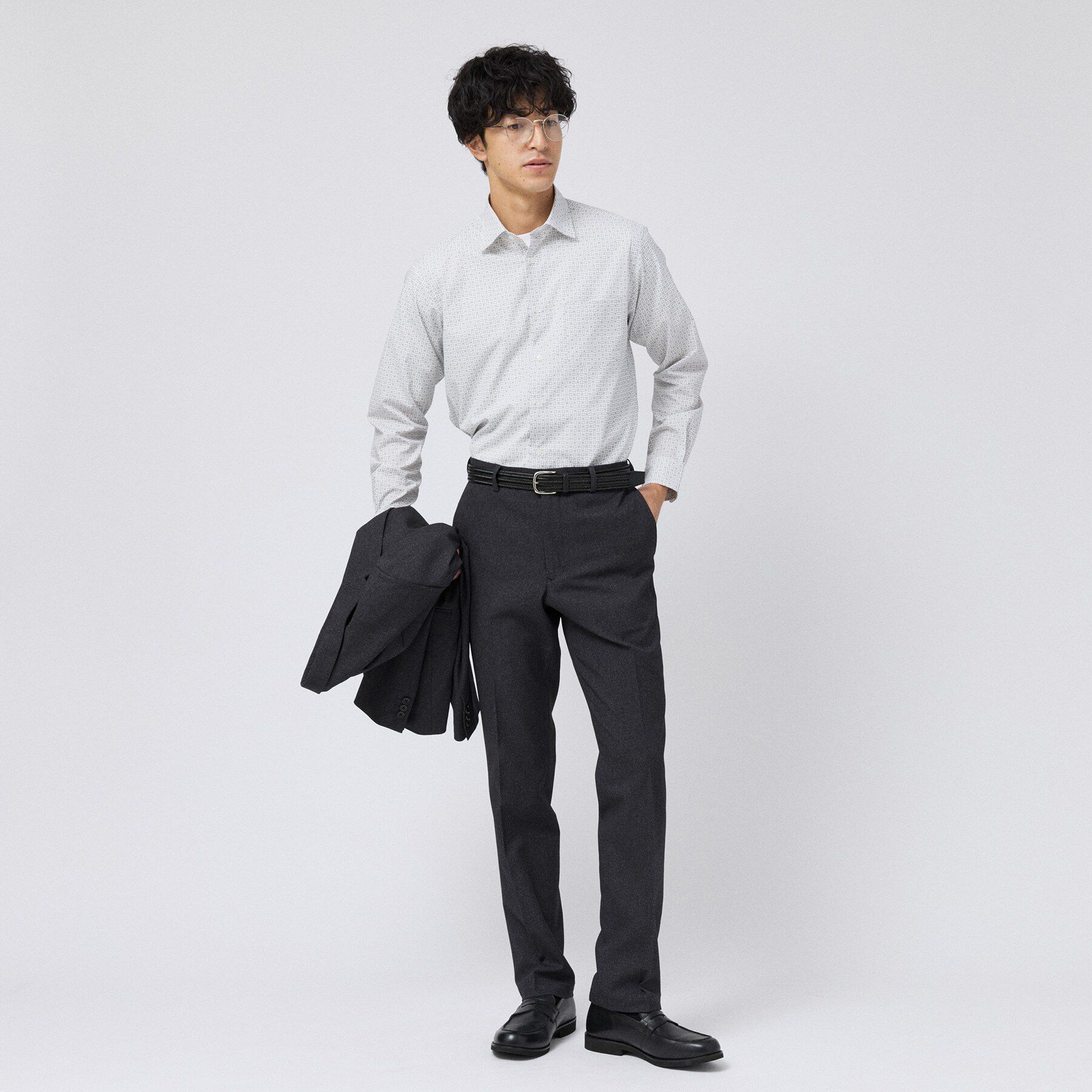TAKEO KIKUCHI「【Made in JAPAN】 小紋プリント シャツ」|シャツ・ブラウス|