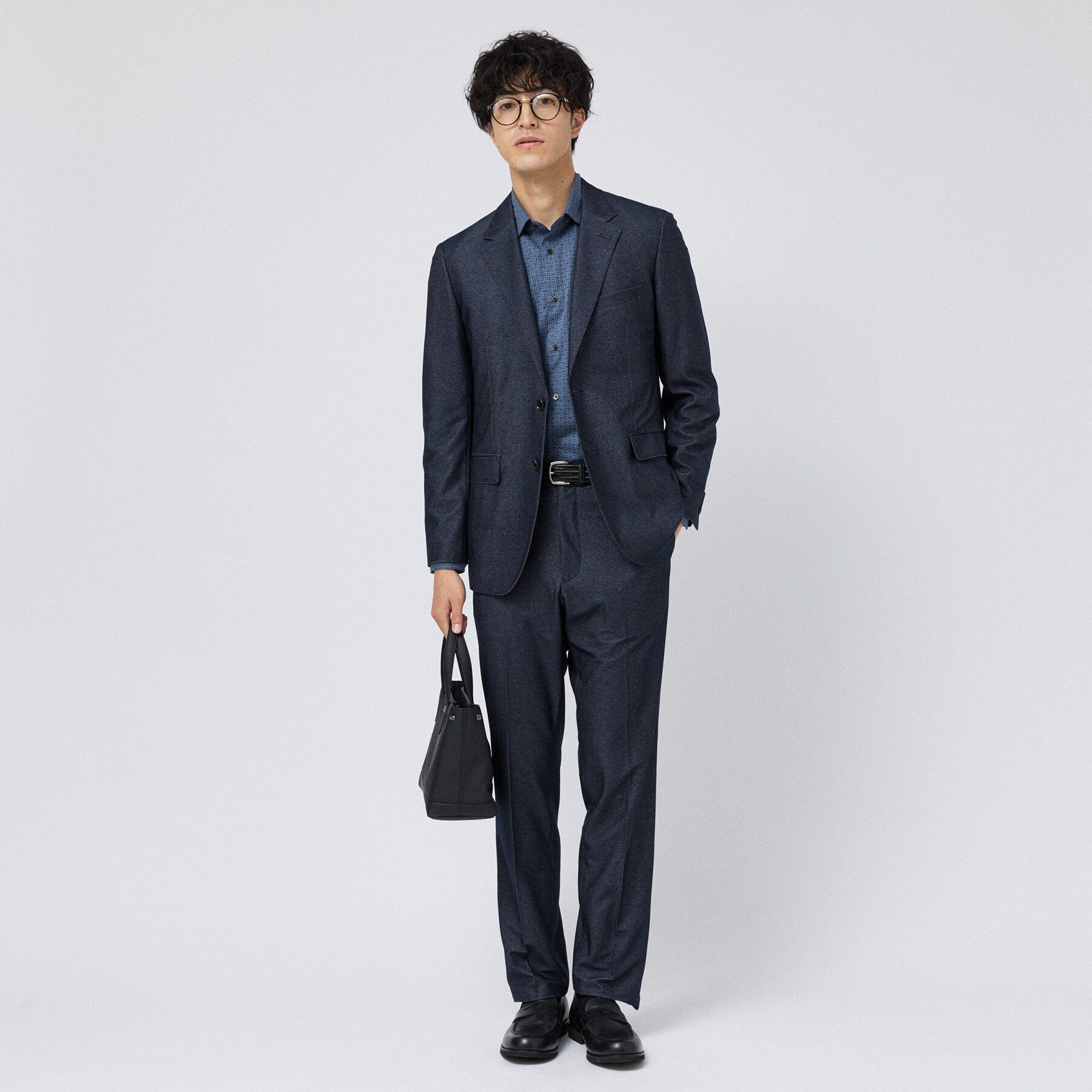 TAKEO KIKUCHI「【Made in JAPAN】 小紋プリント シャツ」|シャツ・ブラウス|