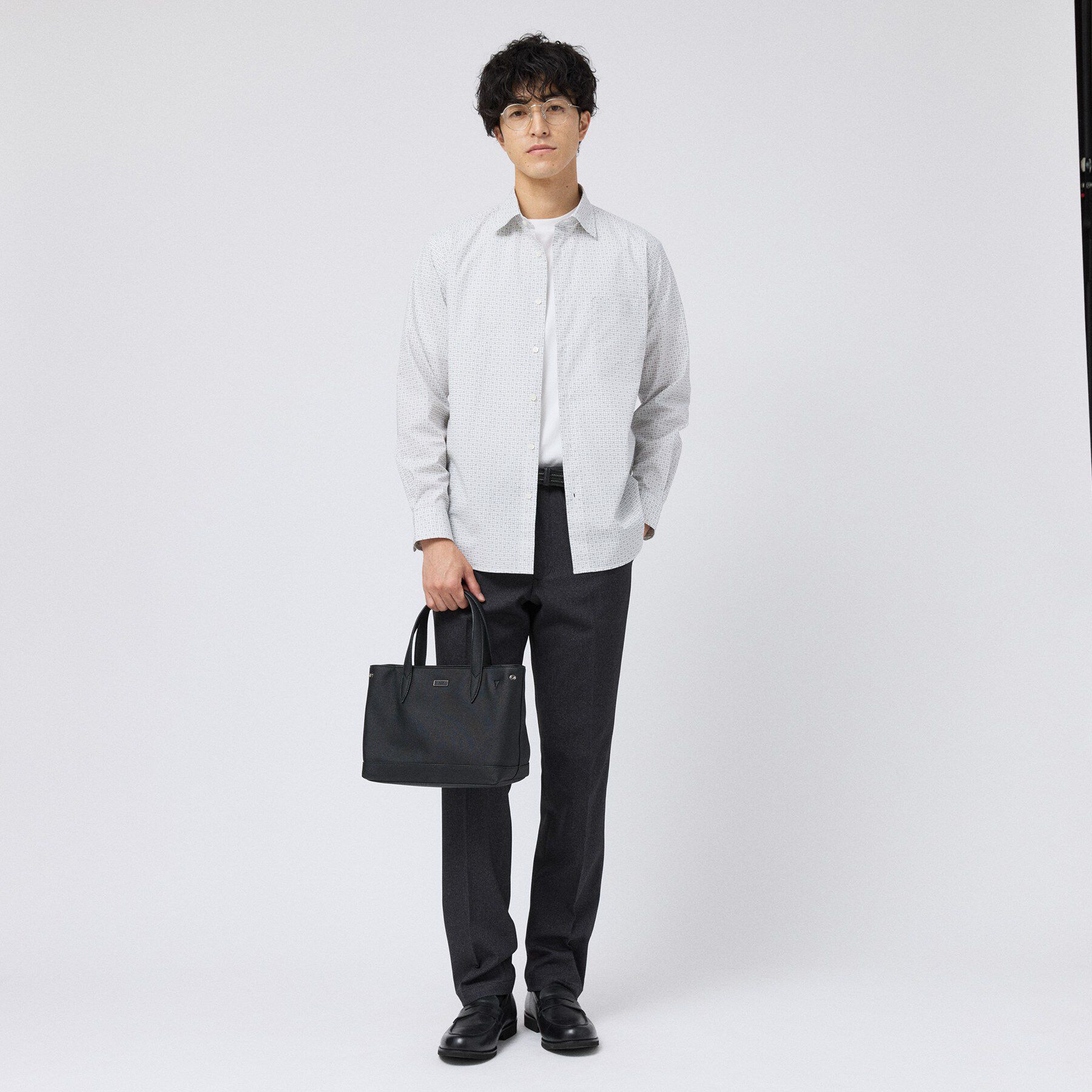 TAKEO KIKUCHI「【Made in JAPAN】 小紋プリント シャツ」|シャツ・ブラウス|