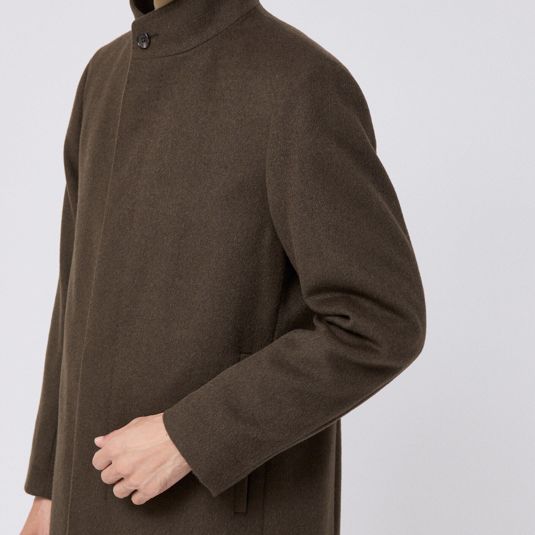 TAKEO KIKUCHI「【ウールカシミヤ混】スタンドカラーコート」|その他|