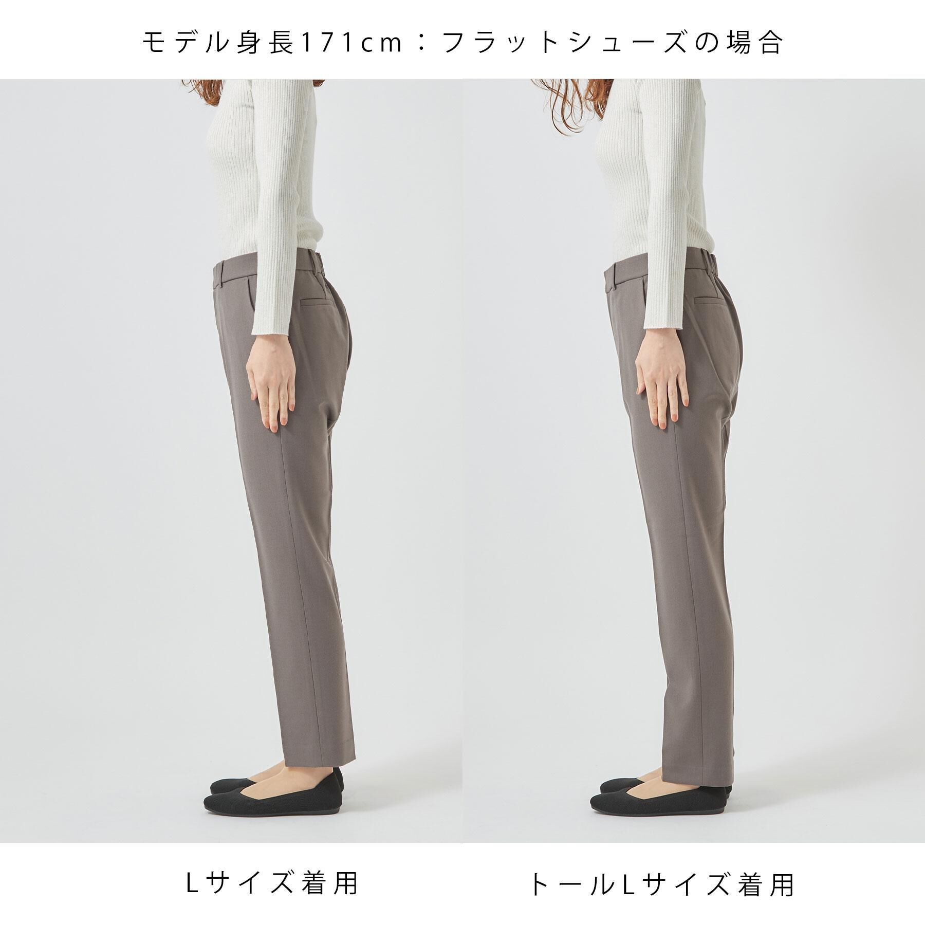 index「【着丈が選べる】ウォームストレッチテーパードパンツ《XS-トールL／吸湿発熱／ストレッチ／洗濯機OK」|その他|