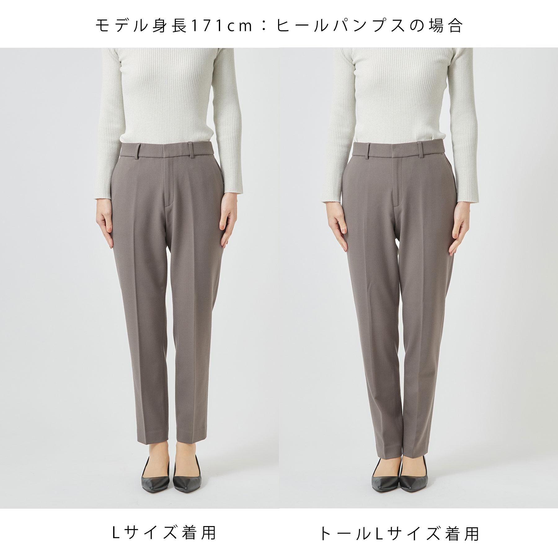 index「【着丈が選べる】ウォームストレッチテーパードパンツ《XS-トールL／吸湿発熱／ストレッチ／洗濯機OK」|その他|