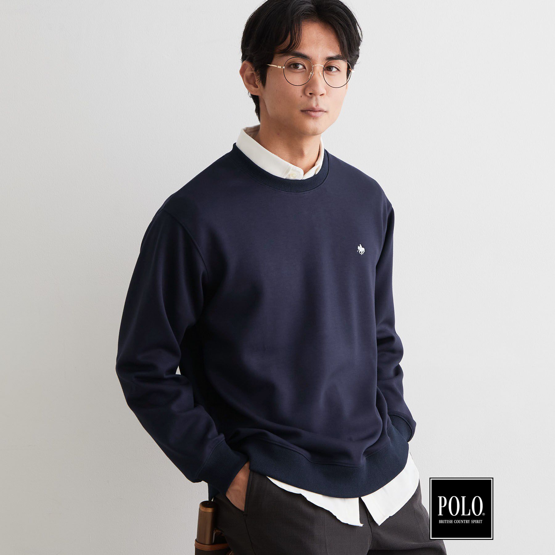 THE SHOP TK「POLO BCS ／ 別注ダンボールスウェット」|Tシャツ・カットソー|