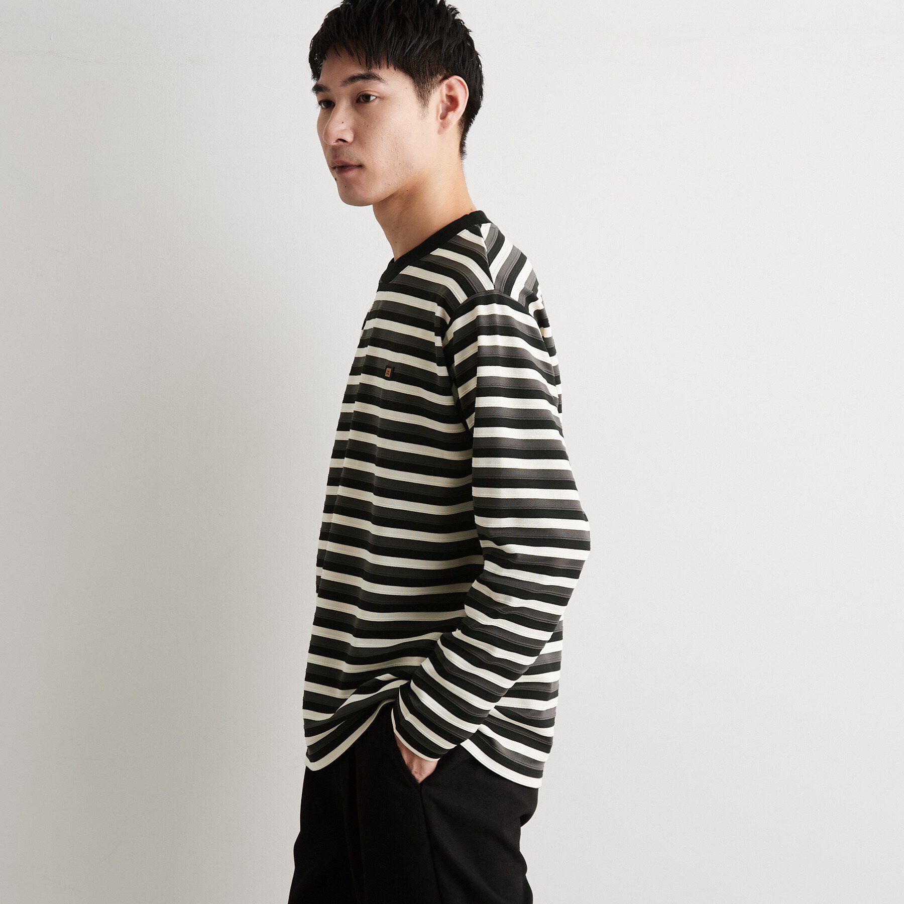 THE SHOP TK「ランダムボーダー」|Tシャツ・カットソー|