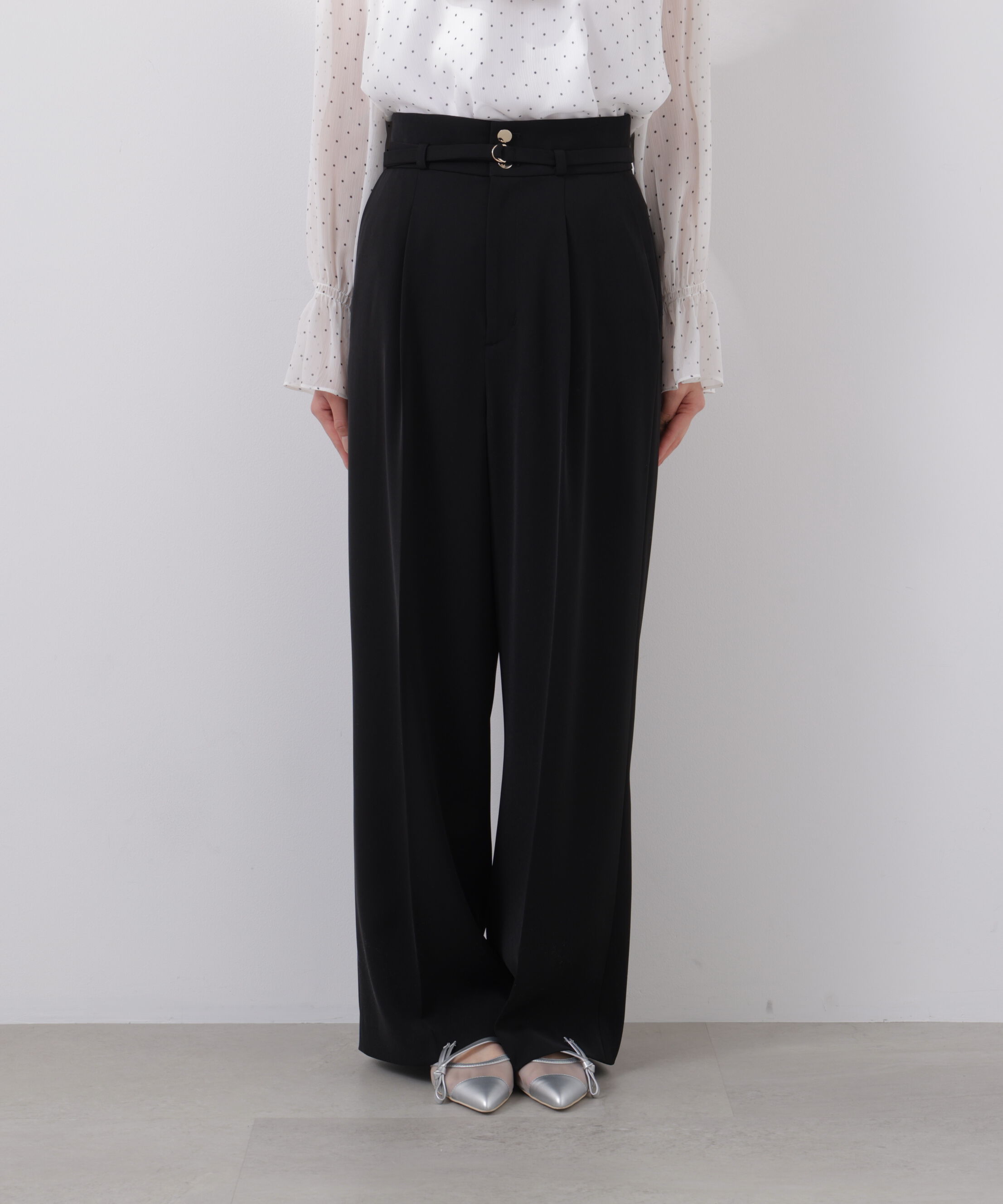 PROPORTION BODY DRESSING「ベルト付きワイドパンツ　26SS」|その他|