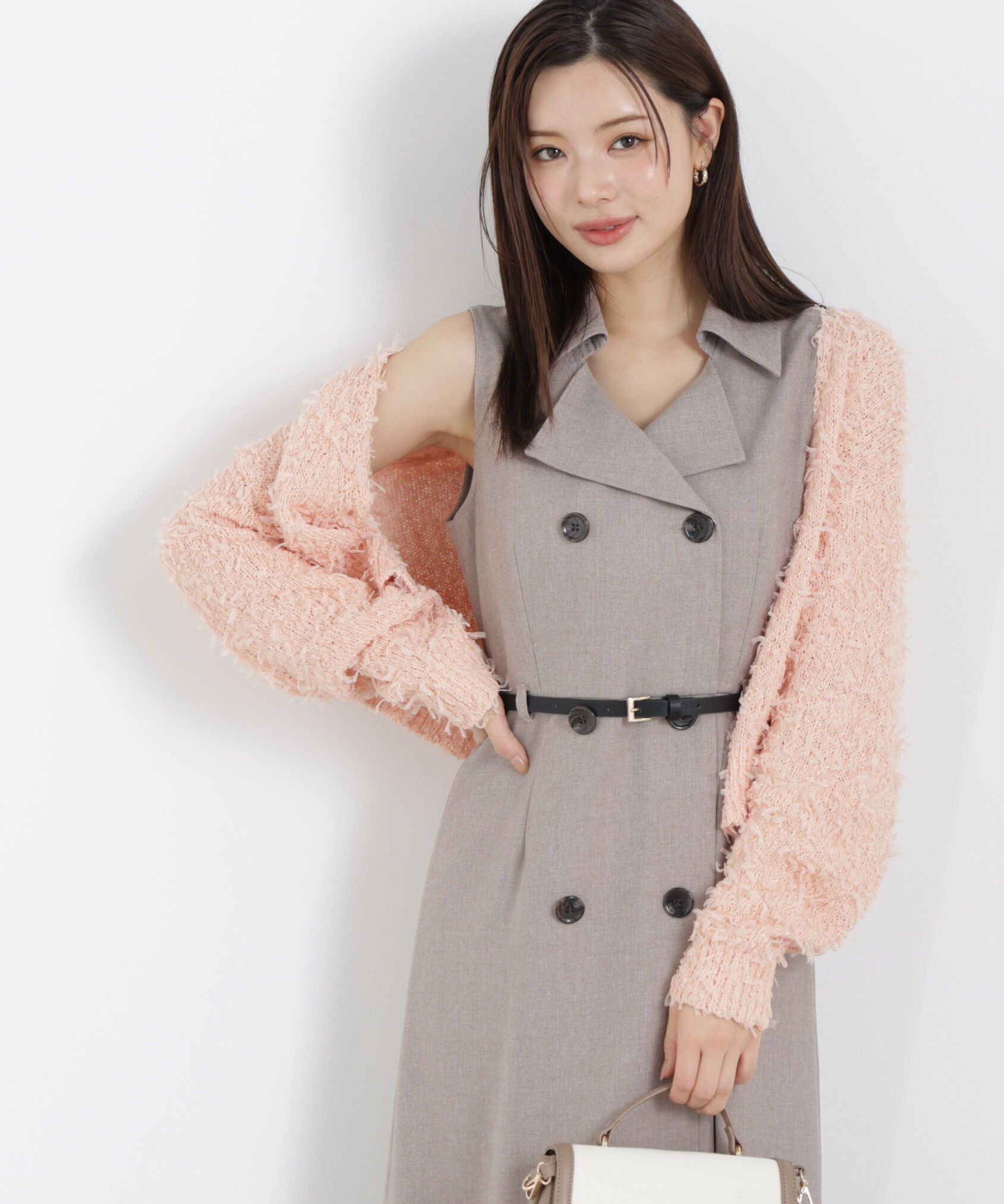 PROPORTION BODY DRESSING「テープヤーンカーディガン　26SS」|カーディガン|