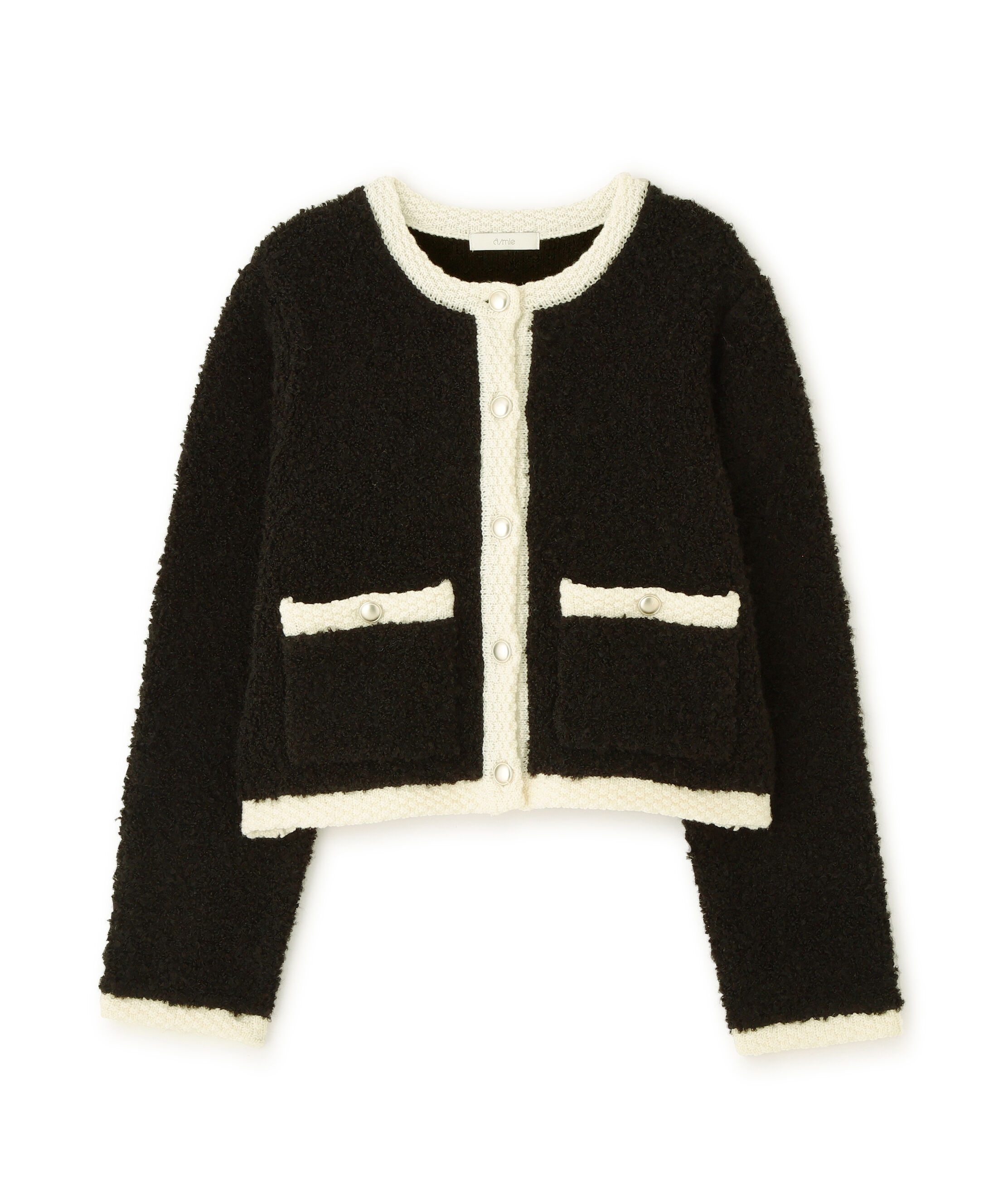 PROPORTION BODY DRESSING「＜a/mie＞ブークレニットジャケット」|カーディガン|