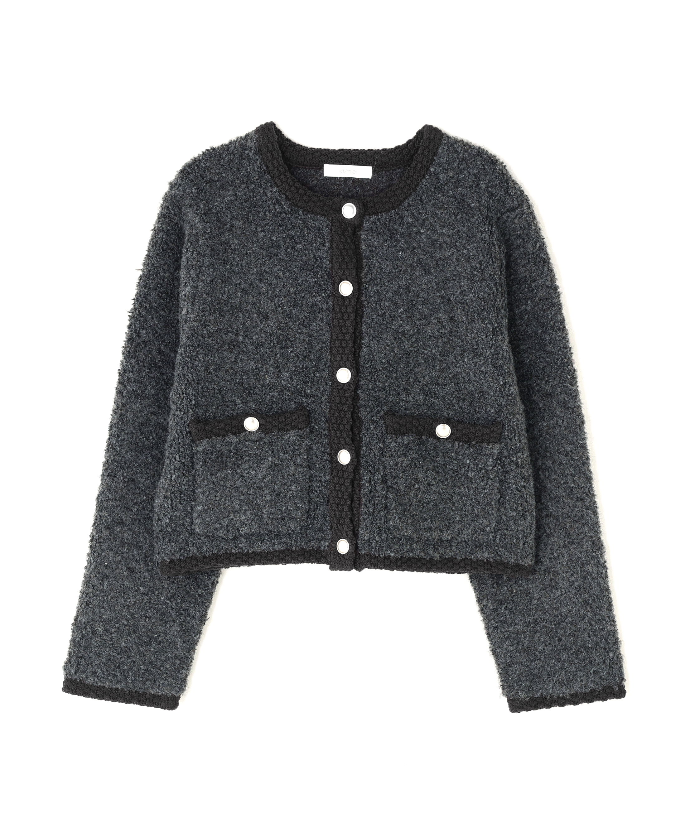 PROPORTION BODY DRESSING「＜a/mie＞ブークレニットジャケット」|カーディガン|