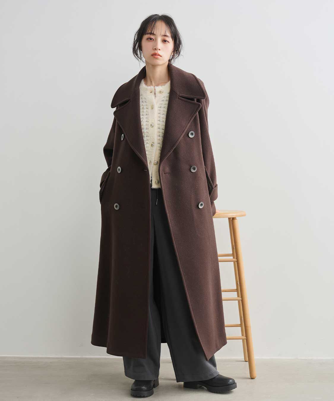 COCO DEAL「バレルレッグスウェットパンツ」|スラックス|