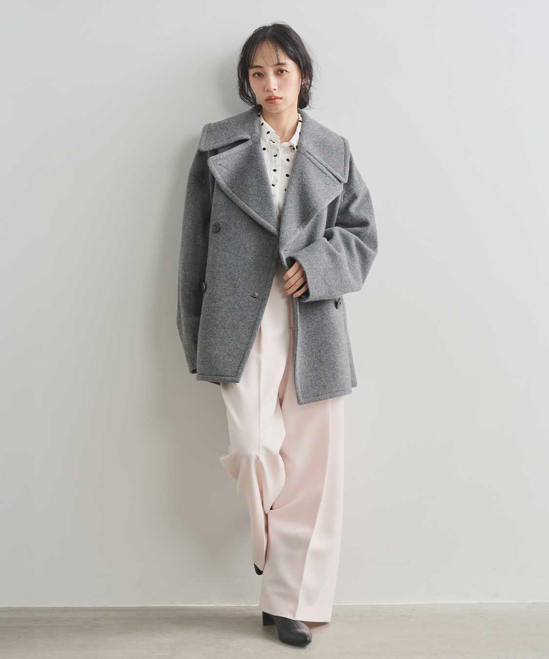 COCO DEAL「ワンタックストレートパンツ」|スラックス|