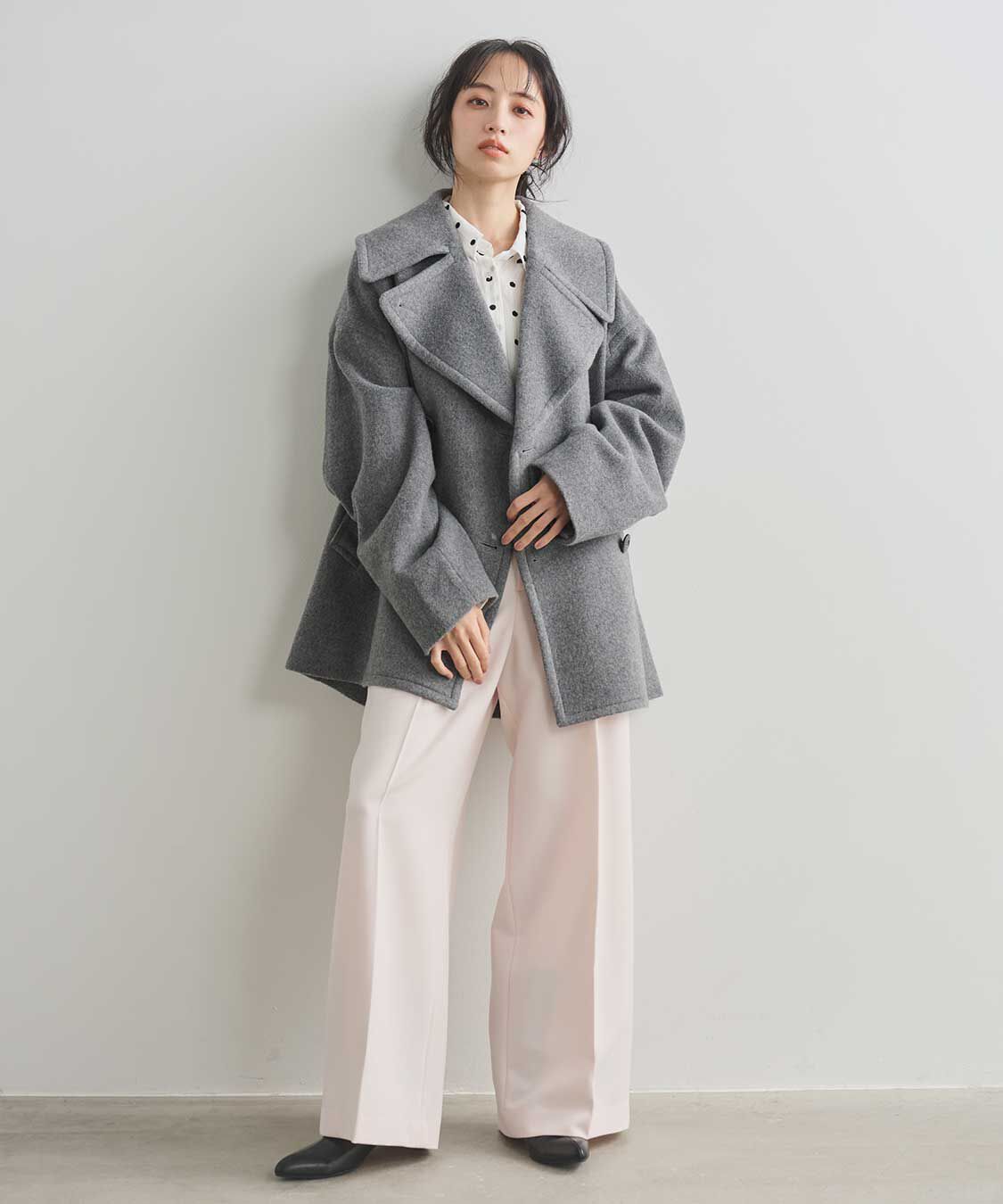 COCO DEAL「ワンタックストレートパンツ」|スラックス|