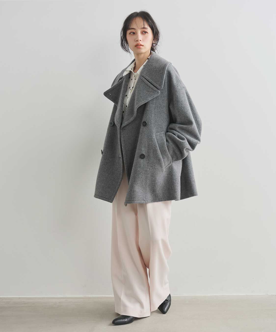 COCO DEAL「ワンタックストレートパンツ」|スラックス|